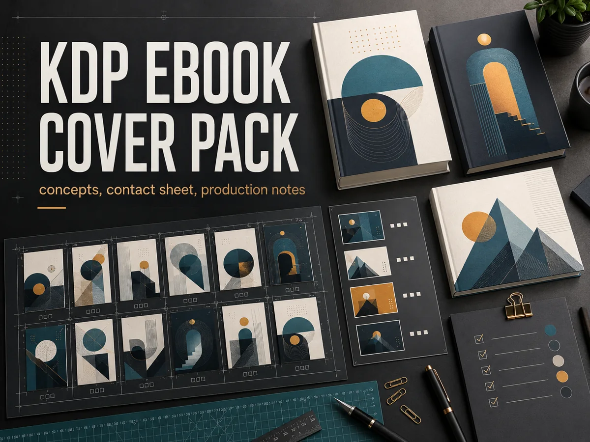 KDP ebook cover pack portfolio graphic